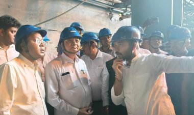 उद्योग मंत्री लखनलाल देवांगन ने किया वेदांता पावर प्लांट के घटनास्थल का निरीक्षण, एफआईआर दर्ज करने दिए निर्देश