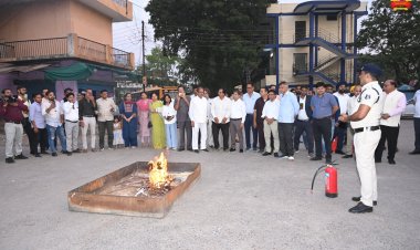 व्यापारियों ने सीखे आगजनी से बचने के गुर,अब बड़ी दुर्घटनाएं टलेंगी !