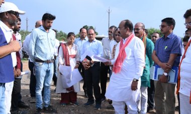 अरुण साव ने पीडब्ल्यूडी और जगदलपुर निगम के अधिकारियों की लगाई क्लास,लापरवाही पर जमकर बरसे