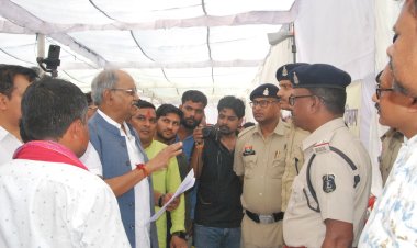 अवैध शराब और सरकारी भूमि पर अतिक्रमण बर्दाश्त नहीं, सांसद  बृजमोहन ने अधिकारियों को लगाई फटकार