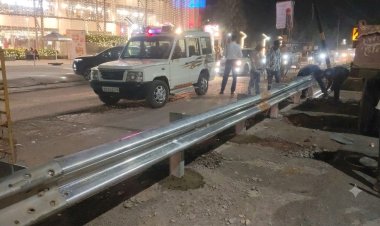 Raipur Breaking : अतिक्रमण के खिलाफ एनएचएआई की सख्त कार्रवाई, तेलीबांधा में अवैध एंट्री बंद