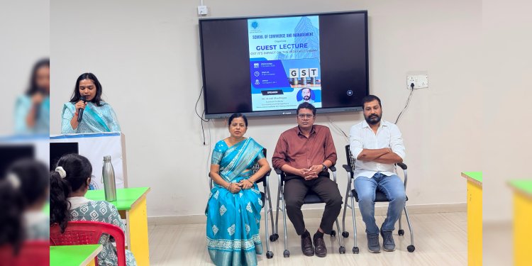KVGU में गेस्ट लेक्चर : विशेषज्ञ ने CGST, SGST, IGST से लेकर स्टार्टअप और ई-कॉमर्स में करियर अवसरों तक दी जानकारी